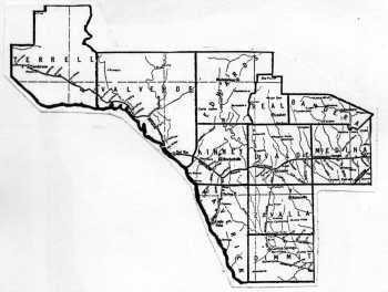 Map of Southest
                  Texas Council